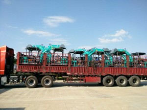 平安到達(dá)！卸貨要開挖咯