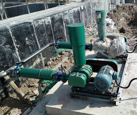 陶瓷廠焦油池曝氣活性化系統